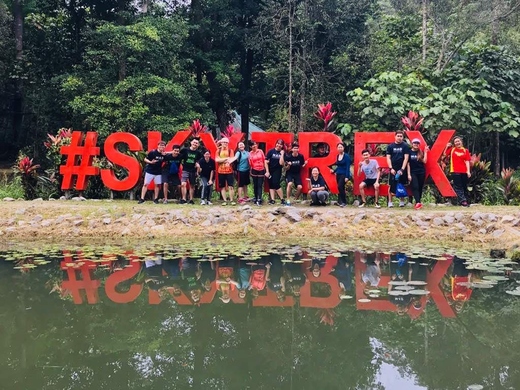 Agmoians at a SkyTrex adventure outing